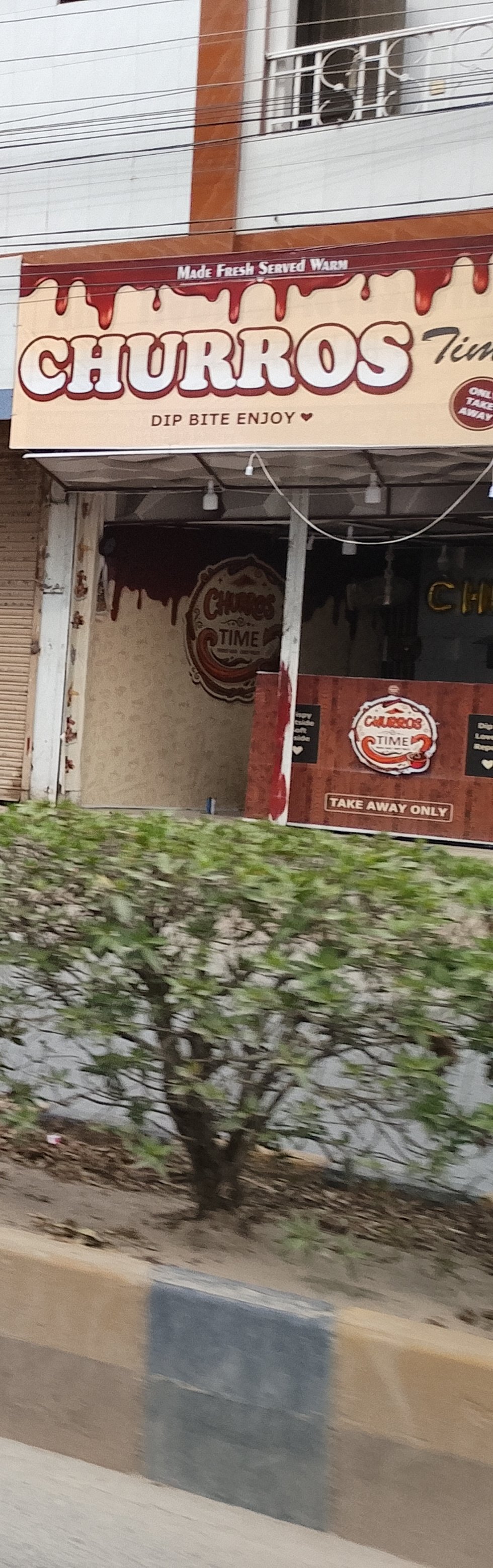 Churros ice cream shop